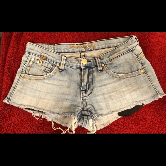 SOLD! SOLD!! PLASTIC BY GLY JEAN SHORTS!!! - Picture 3 of 5